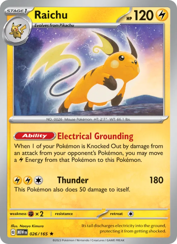 Raichu 026 · 151