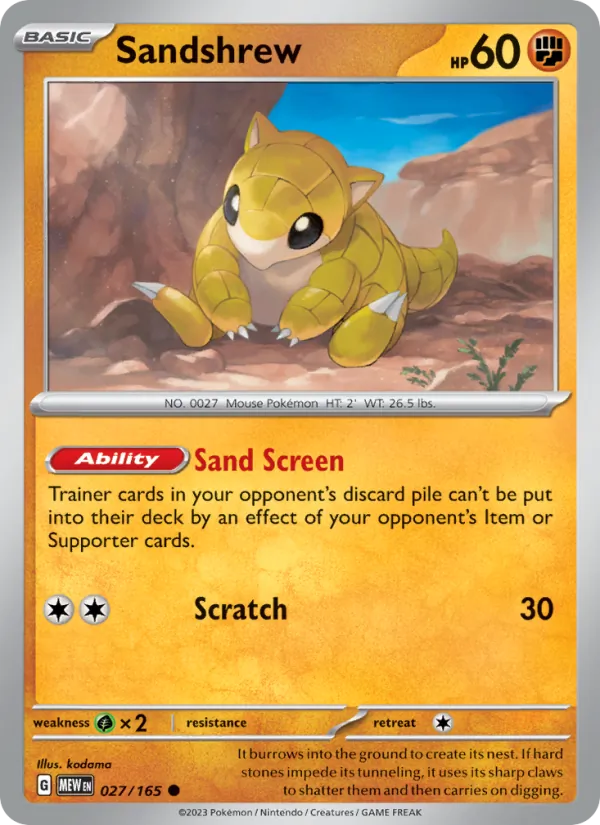 Sandshrew 027 · 151