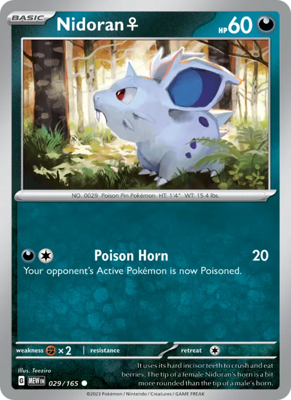Nidoran♀ 029 · 151