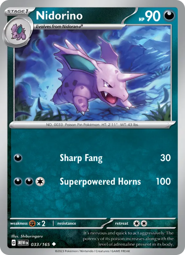 Nidorino 033 · 151