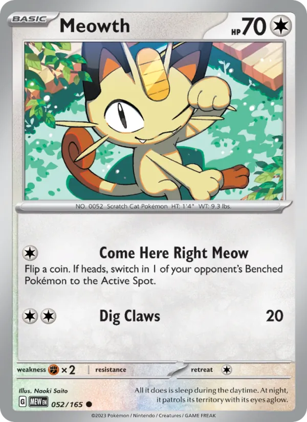 Meowth 052 · 151
