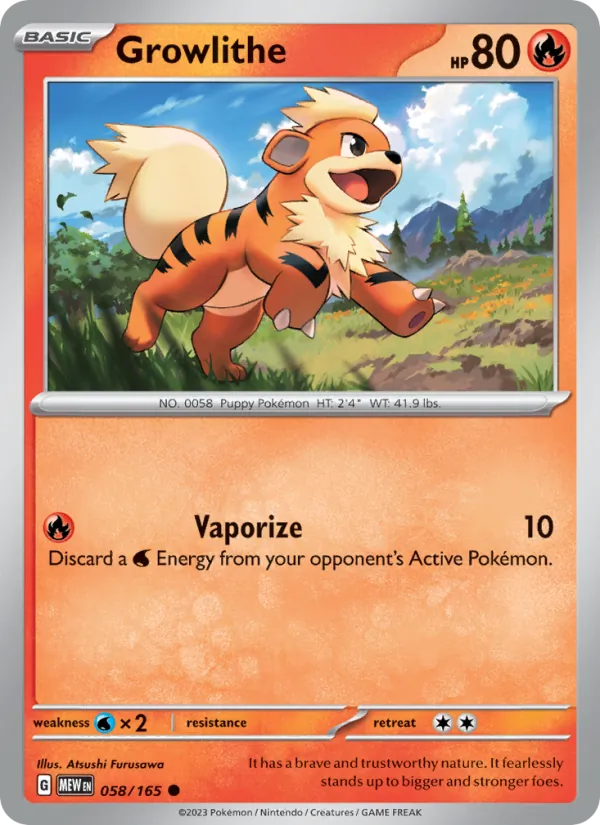 Growlithe 058 · 151