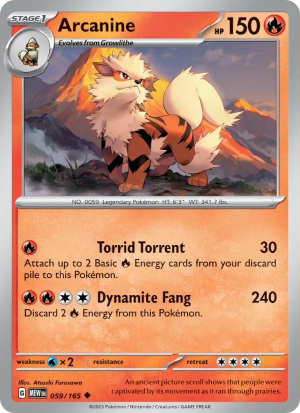 Arcanine 059 · 151