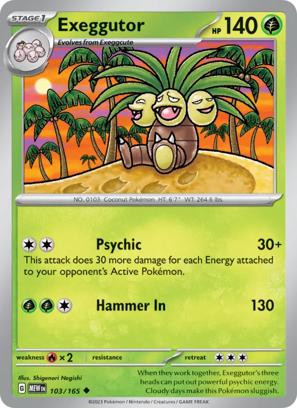 Exeggutor 103 · 151
