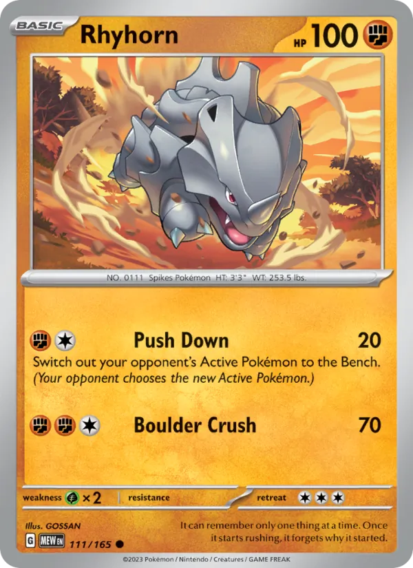 Rhyhorn 111 · 151
