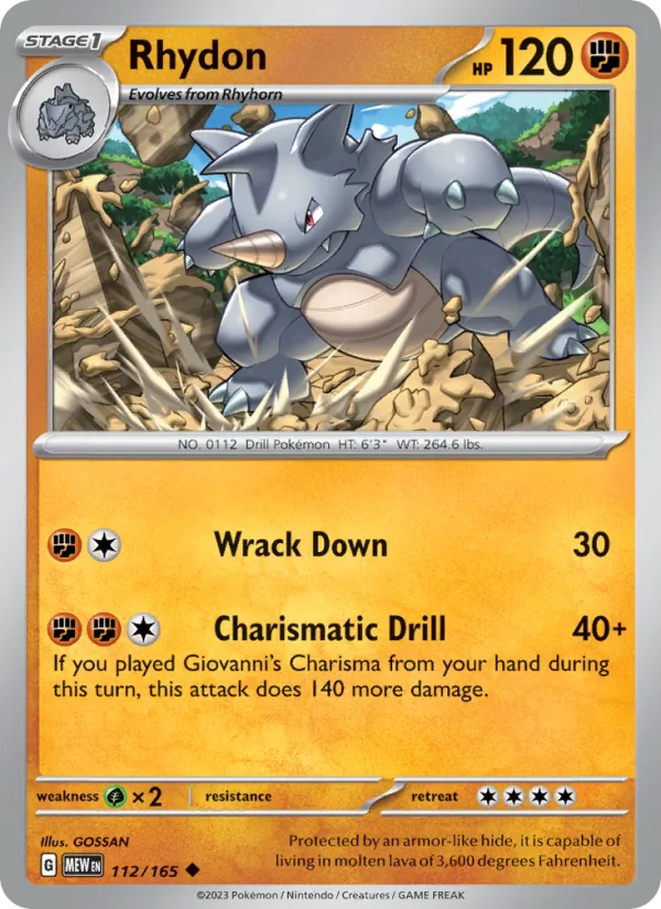 Rhydon 112 · 151