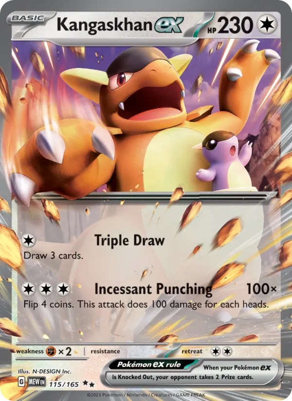 Kangaskhan ex 115 · 151