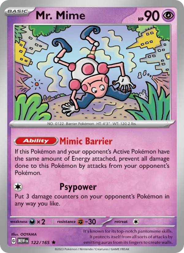 Mr. Mime 122 · 151