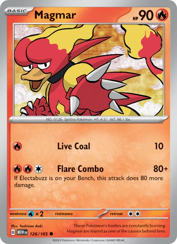 Magmar 126 · 151