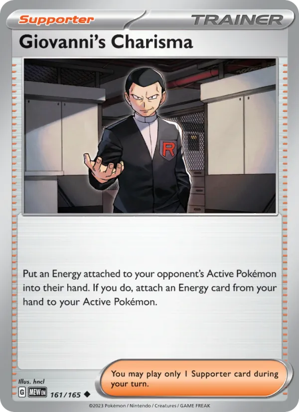 Giovanni's Charisma 161 · 151