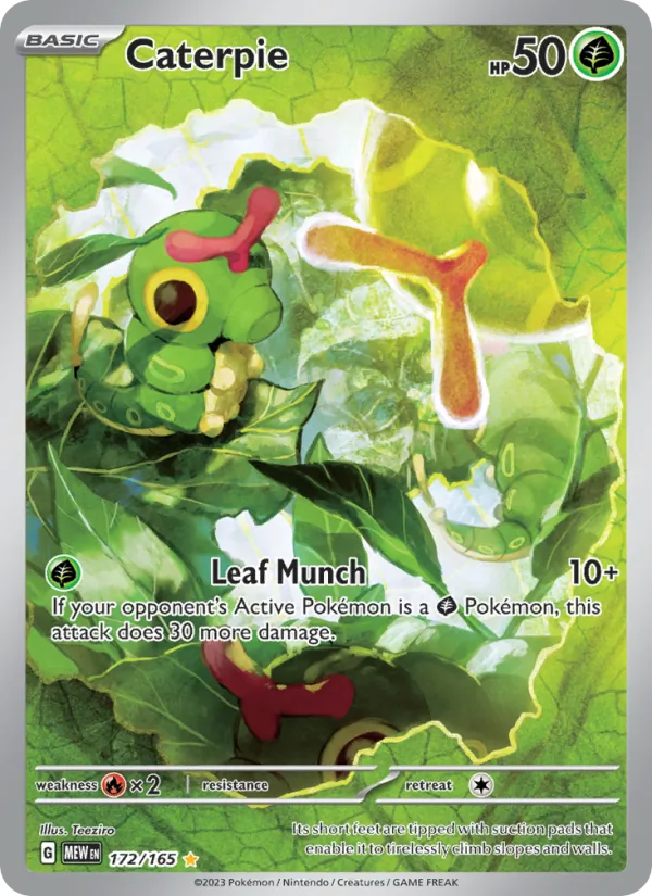 Caterpie 172 · 151