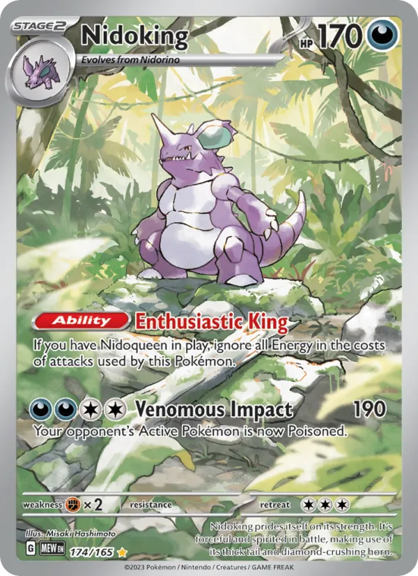 Nidoking 174 · 151