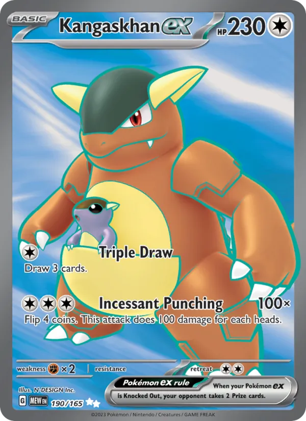 Kangaskhan ex 190 · 151
