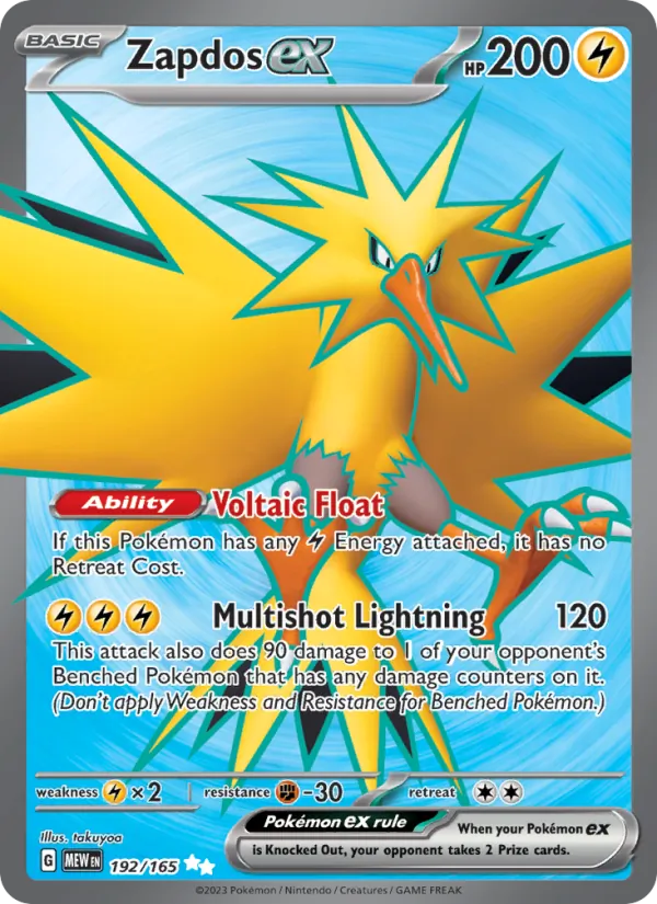 Zapdos ex 192 · 151