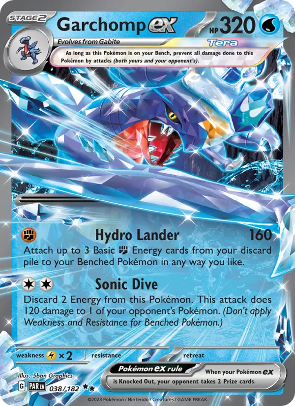 Garchomp ex 038 · Paradox Rift