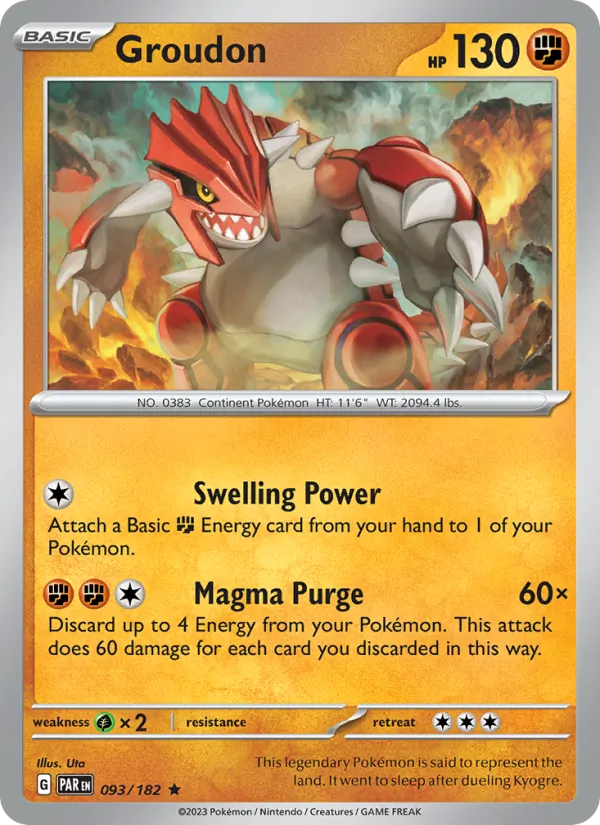 Groudon 093 · Paradox Rift