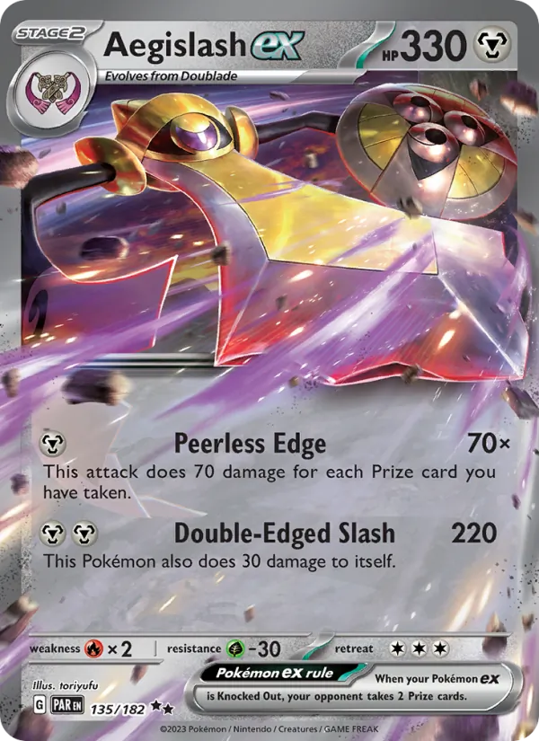Aegislash ex 135 · Paradox Rift