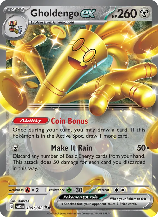 Gholdengo ex 139 · Paradox Rift