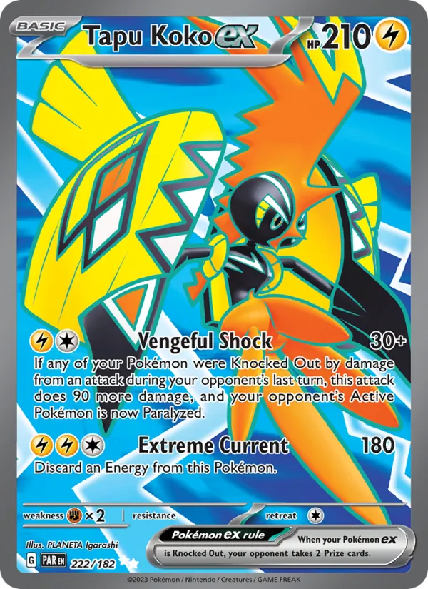 Tapu Koko ex 222 · Paradox Rift