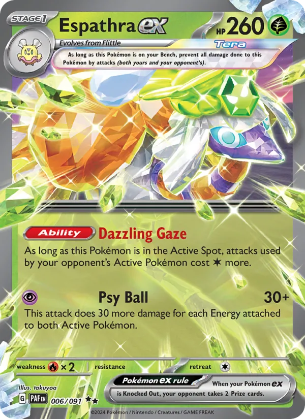 Espathra ex 006 · Paldean Fates