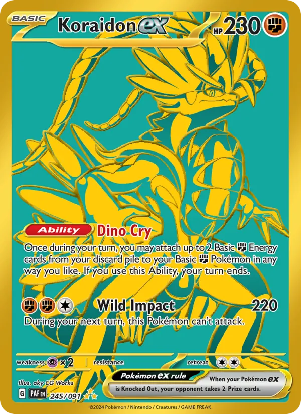 Koraidon ex 245 · Paldean Fates