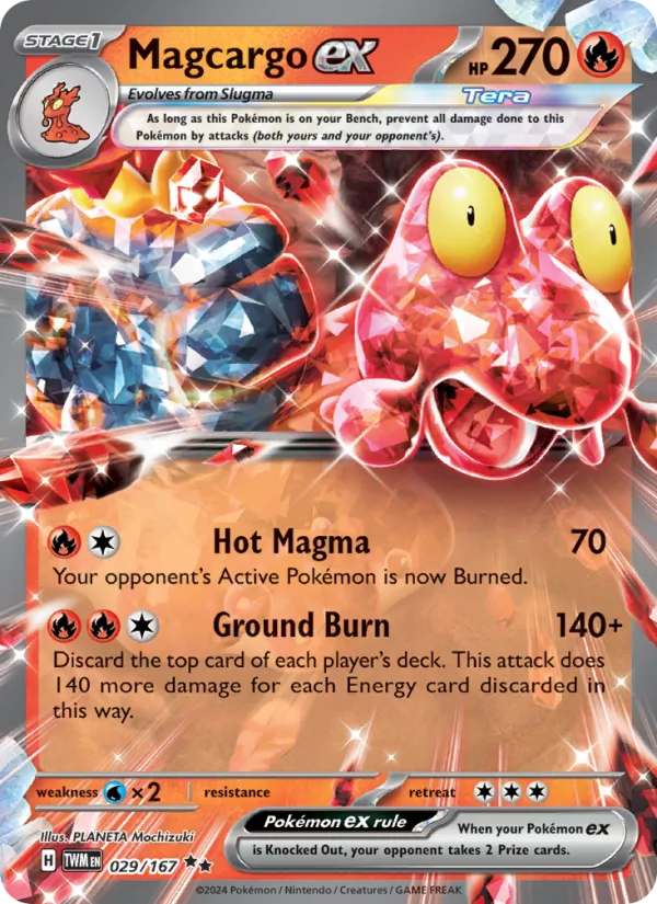 Magcargo ex 029 · Twilight Masquerade