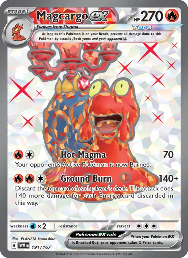 Magcargo ex 191 · Twilight Masquerade