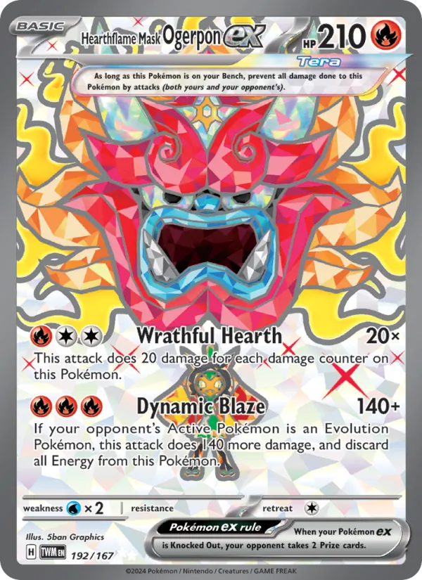 Hearthflame Mask Ogerpon ex 192 · Twilight Masquerade