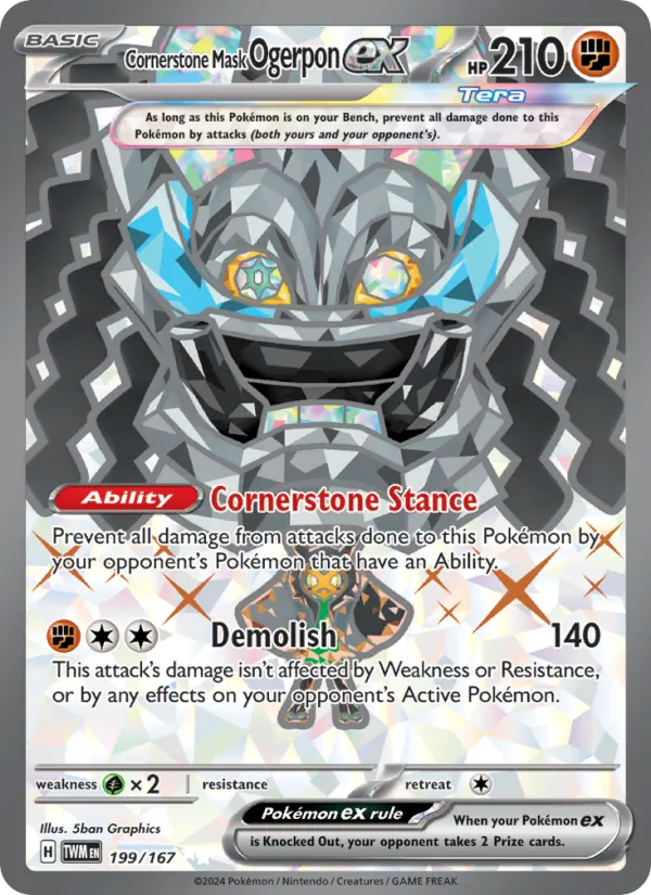 Cornerstone Mask Ogerpon ex 199 · Twilight Masquerade