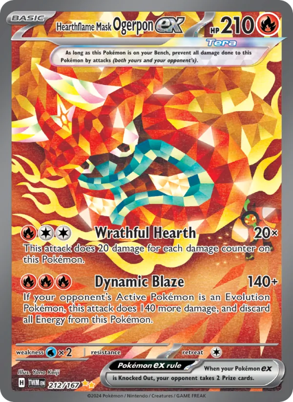Hearthflame Mask Ogerpon ex 212 · Twilight Masquerade