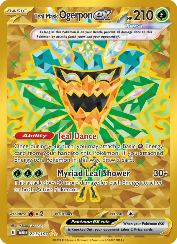 Teal Mask Ogerpon ex 221 · Twilight Masquerade