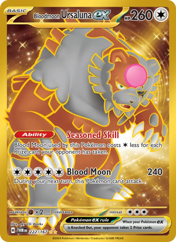 Bloodmoon Ursaluna ex 222 · Twilight Masquerade