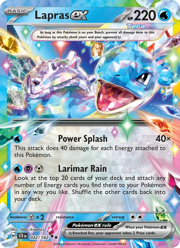 Lapras ex 032 · Stellar Crown