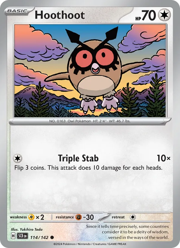 Hoothoot 114 · Stellar Crown
