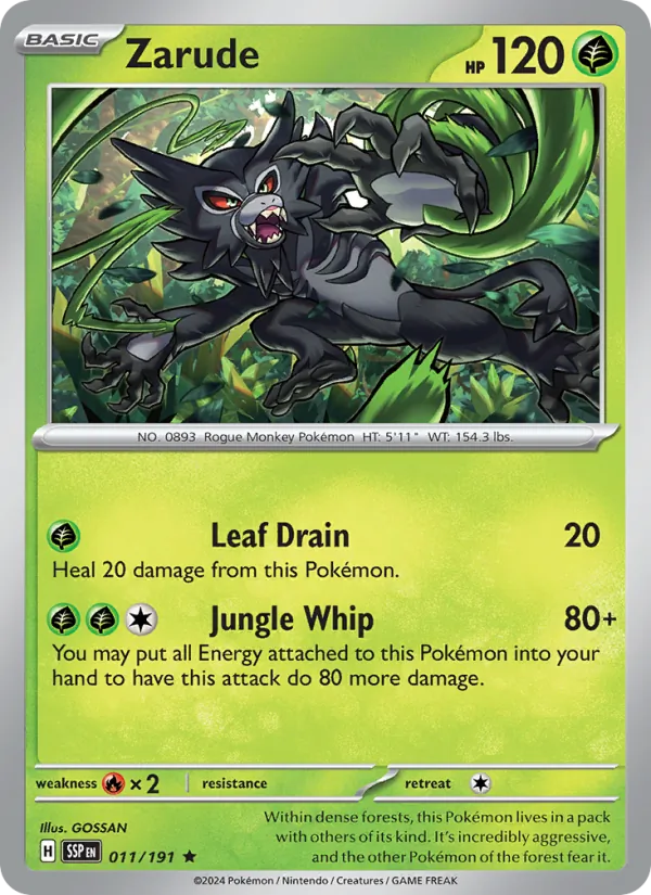 Zarude 011 · Surging Sparks