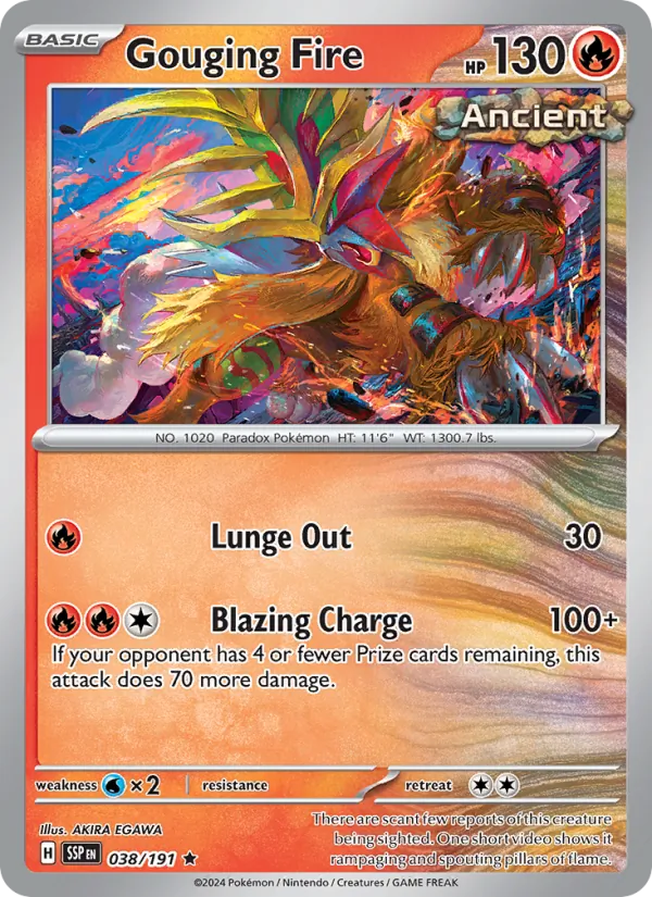 Gouging Fire 038 · Surging Sparks