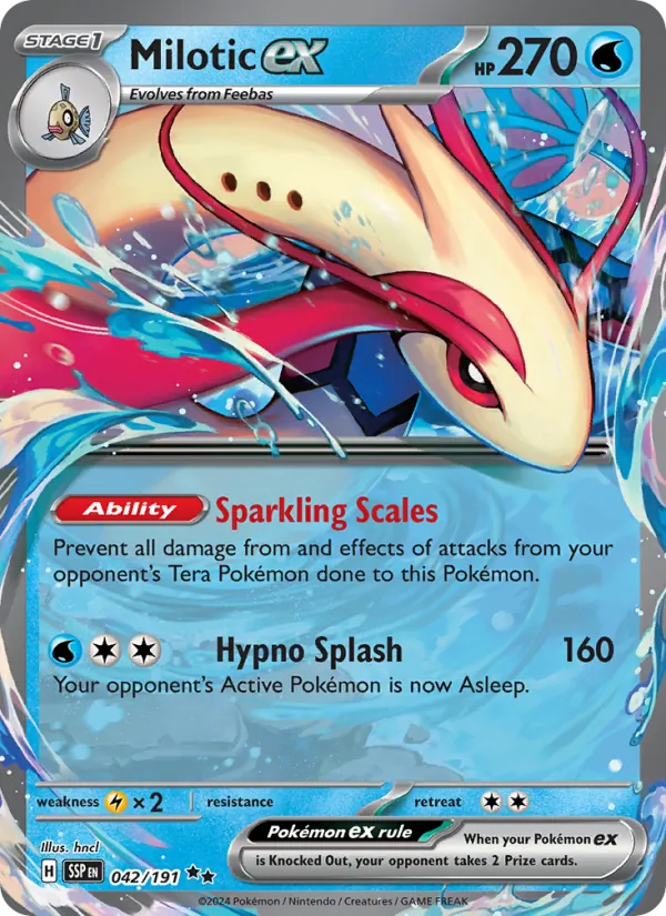 Milotic ex 042 · Surging Sparks