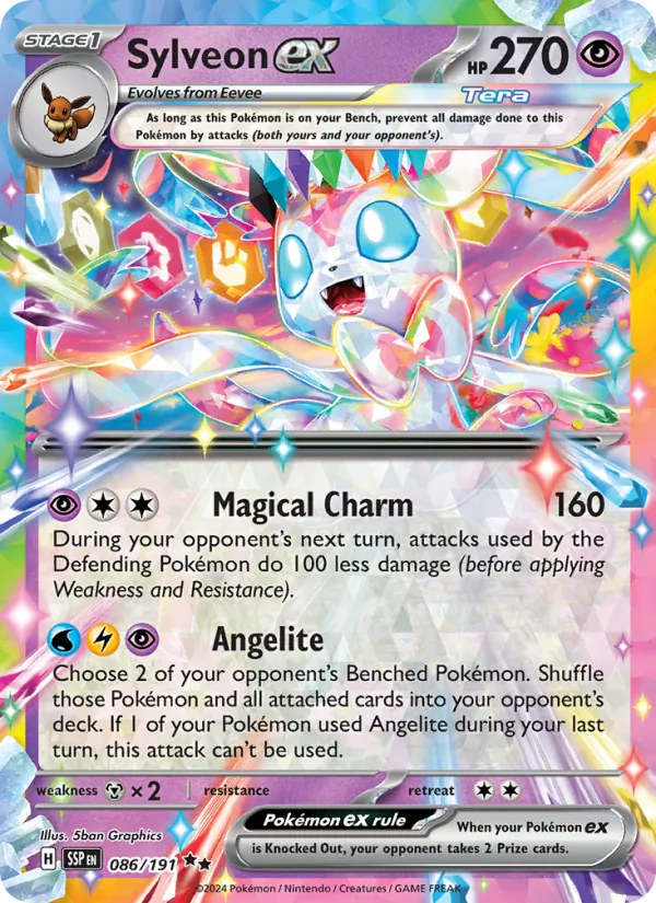 Sylveon ex 086 · Surging Sparks