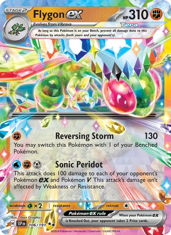 Flygon ex 106 · Surging Sparks