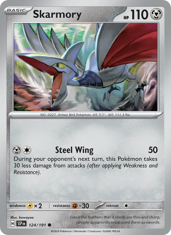 Skarmory 124 · Surging Sparks