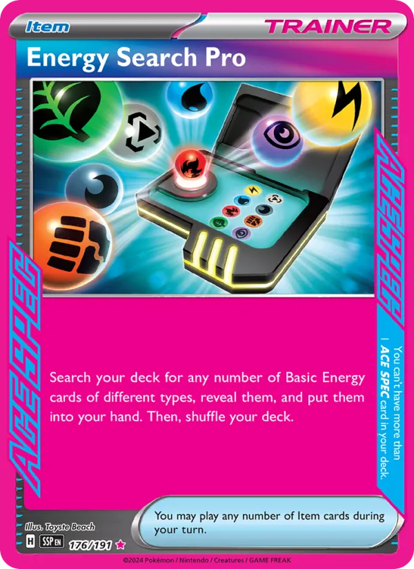 Energy Search Pro 176 · Surging Sparks