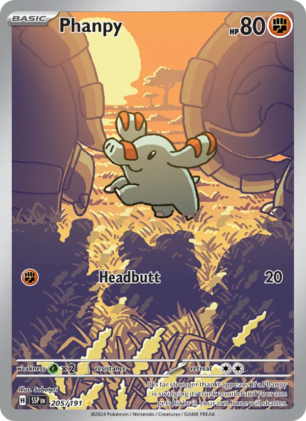 Phanpy 205 · Surging Sparks