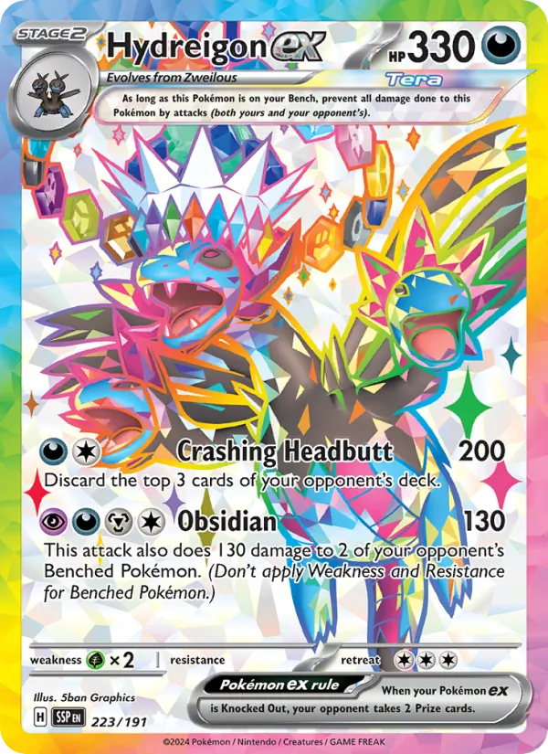 Hydreigon ex 223 · Surging Sparks