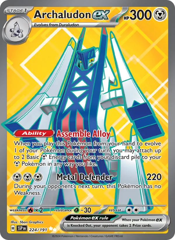 Archaludon ex 224 · Surging Sparks