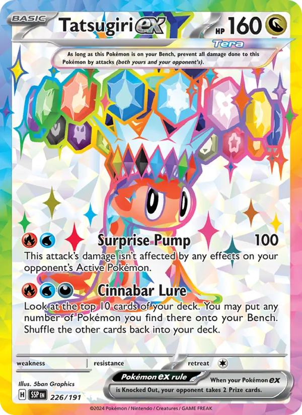 Tatsugiri ex 226 · Surging Sparks