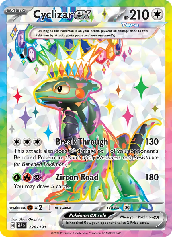 Cyclizar ex 228 · Surging Sparks
