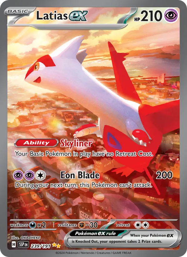 Latias ex 239 · Surging Sparks