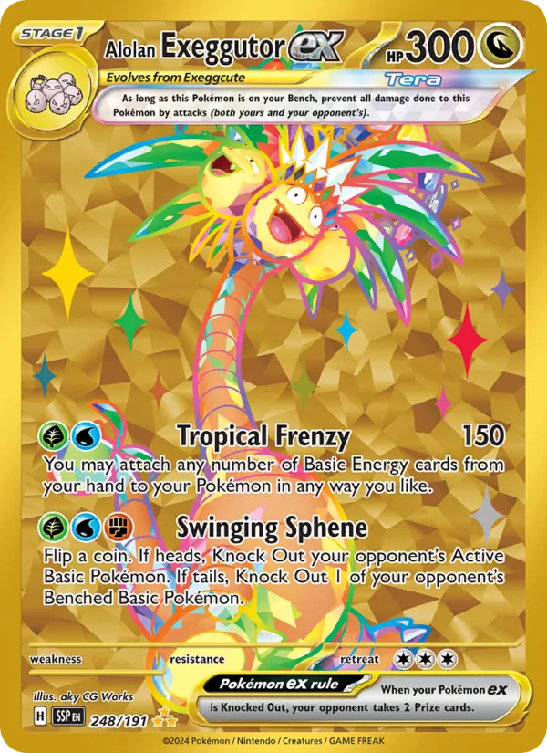 Alolan Exeggutor ex 248 · Surging Sparks