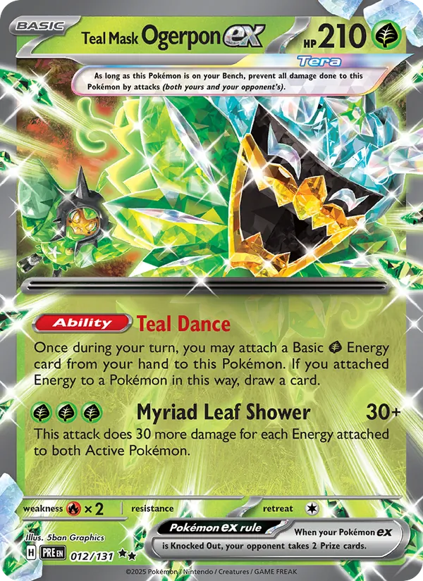 Teal Mask Ogerpon ex 012 · Prismatic Evolutions