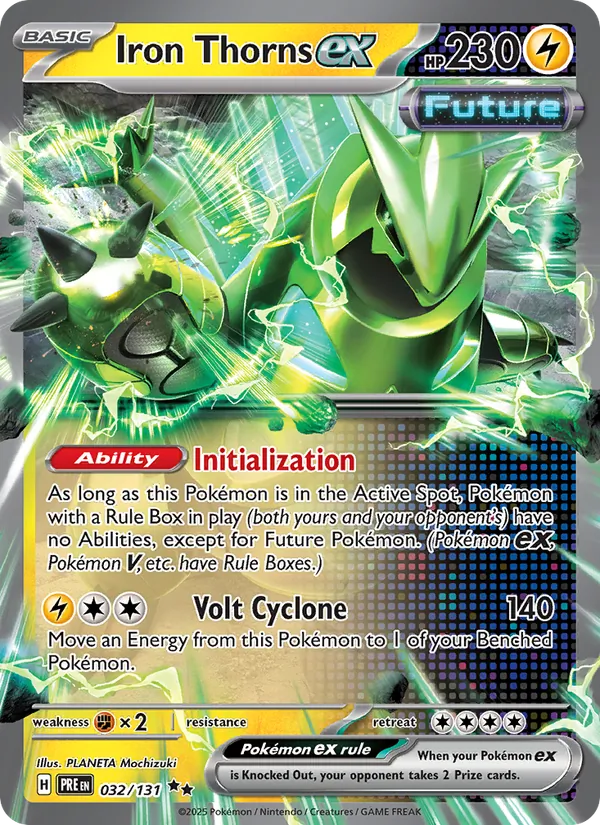 Iron Thorns ex 032 · Prismatic Evolutions